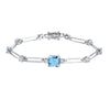 Aqua Blue Spinel Bracelet