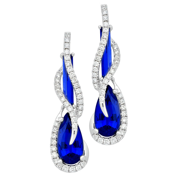 Blue Sapphire Earrings - Chatham Inc.