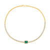 Emerald Tennis Necklace