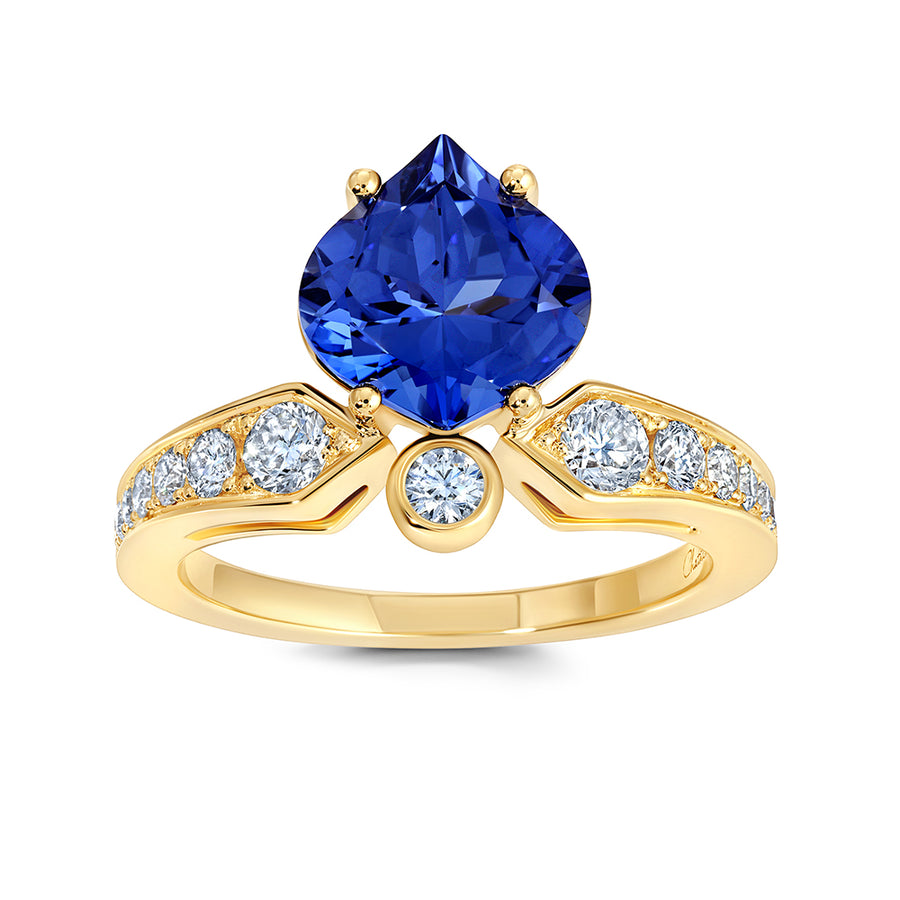 Heart Chatham Lab-Grown Blue Sapphire Gems – FIRE & BRILLIANCE