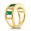 Emerald & Diamond Ring