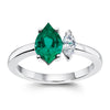 Emerald & Diamond Ring