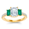 Diamond & Emerald Ring