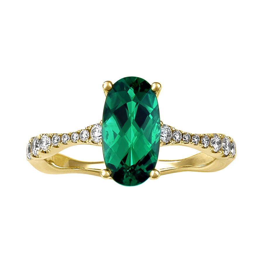 Heart Chatham Lab-Grown Emerald Gems – FIRE & BRILLIANCE